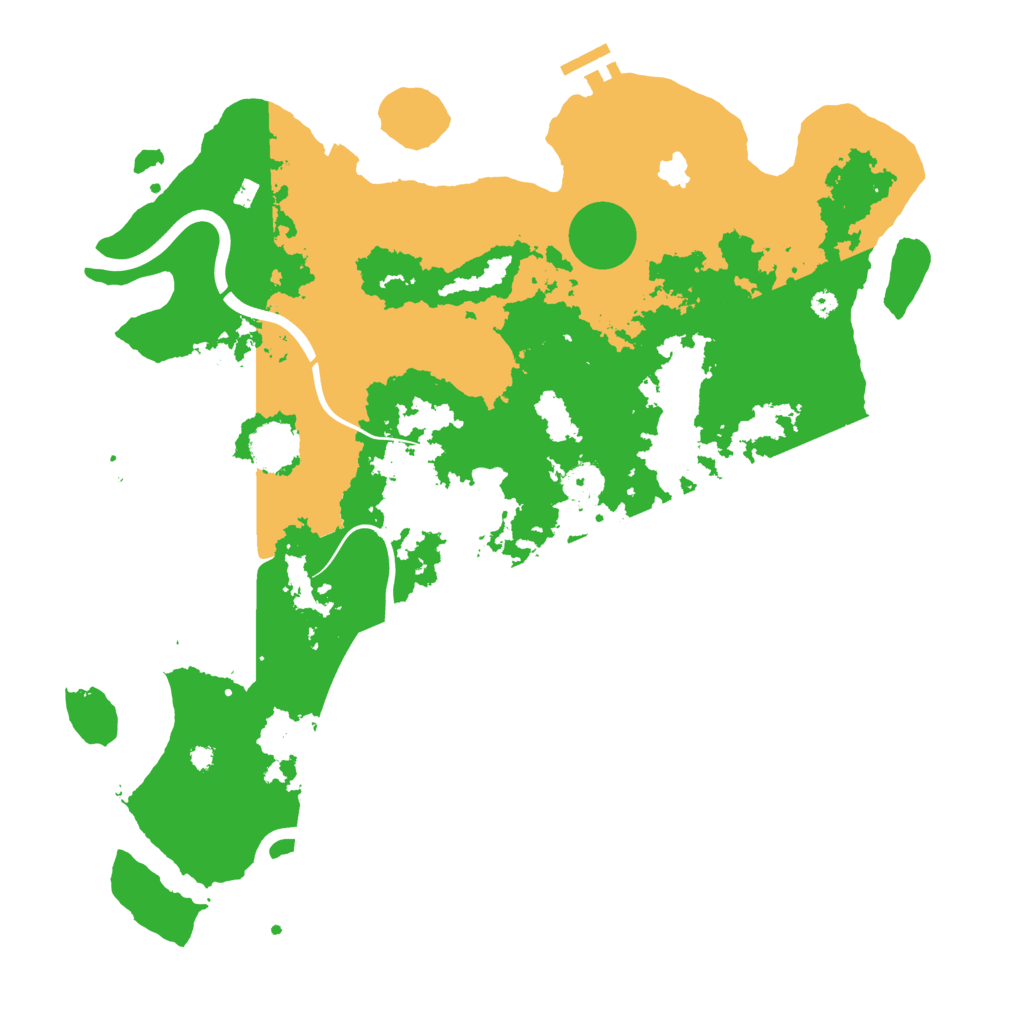 Biome Rust Map: Procedural Map, Size: 4000, Seed: 480583250