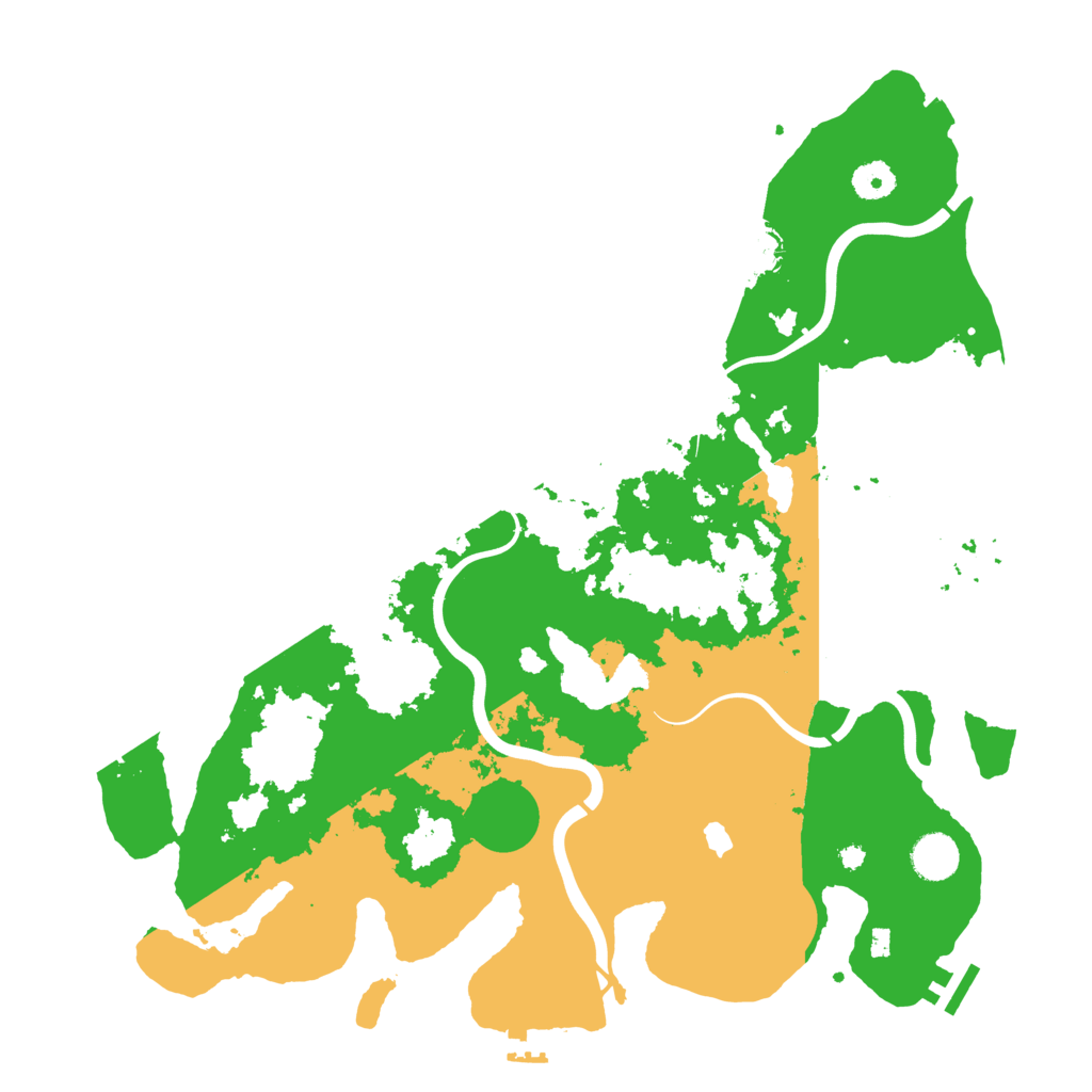 Biome Rust Map: Procedural Map, Size: 4050, Seed: 1225600329