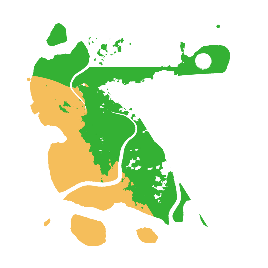Biome Rust Map: Procedural Map, Size: 3000, Seed: 670680578