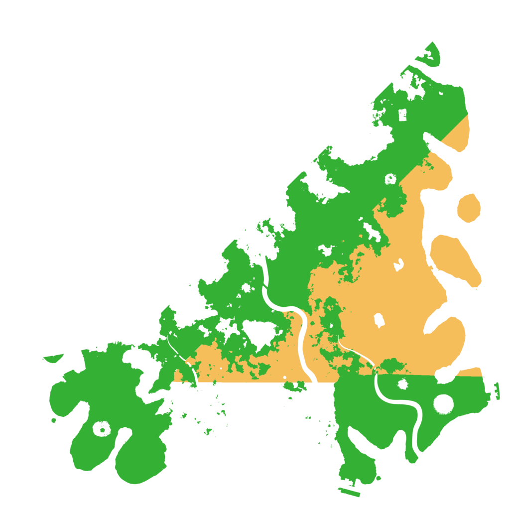 Biome Rust Map: Procedural Map, Size: 4500, Seed: 874910396