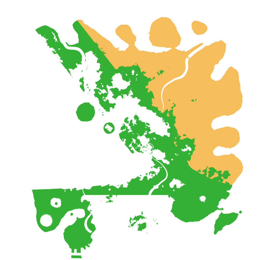Biome Rust Map: Procedural Map, Size: 3750, Seed: 94033