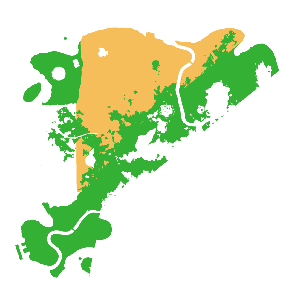 Biome Rust Map: Procedural Map, Size: 4000, Seed: 1776601739