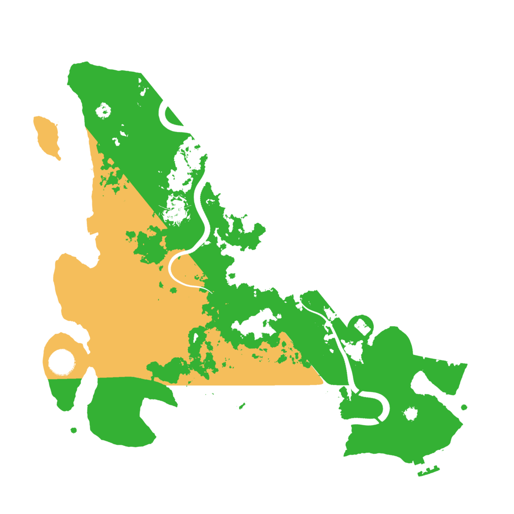 Biome Rust Map: Procedural Map, Size: 3500, Seed: 299413265
