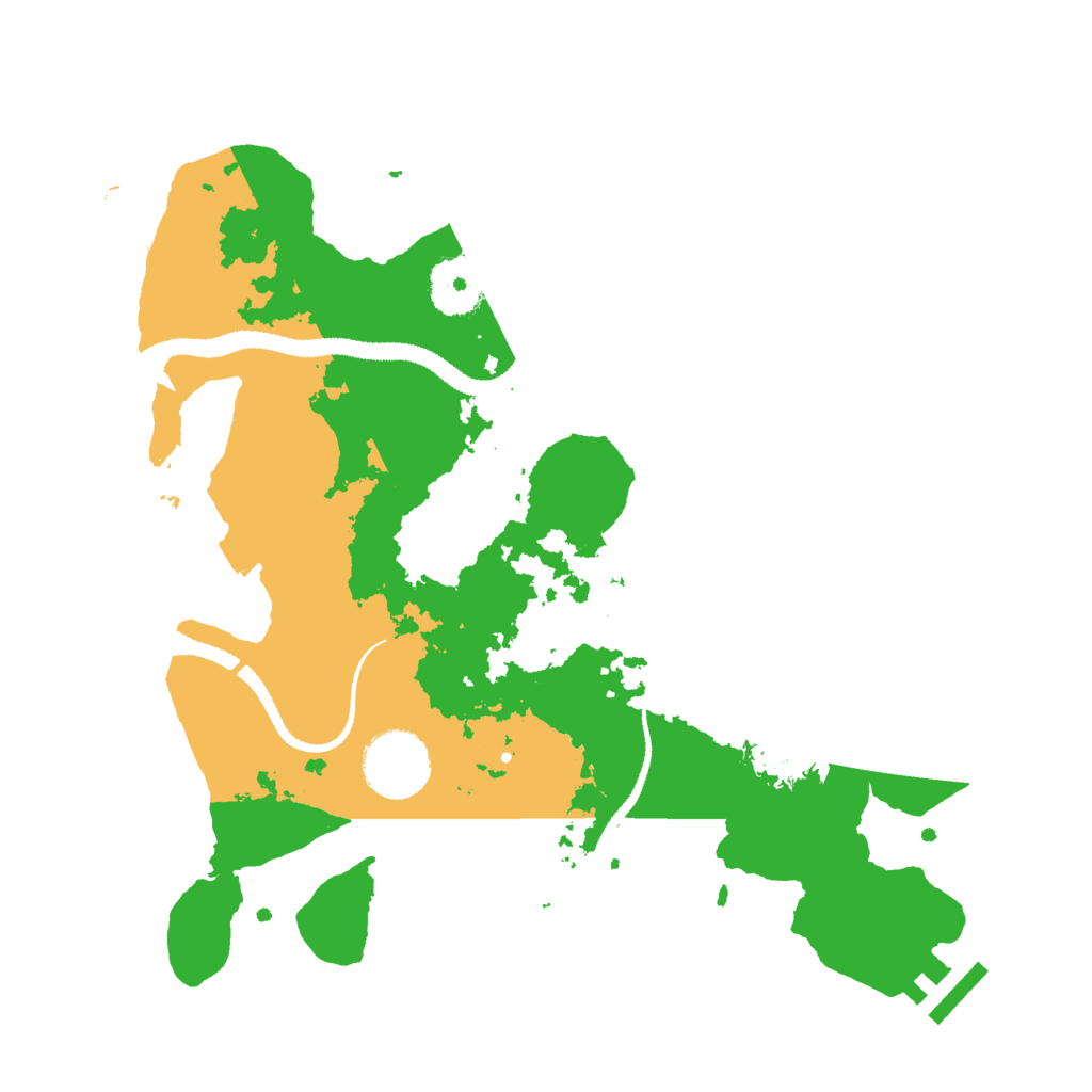 Biome Rust Map: Procedural Map, Size: 3000, Seed: 1594037991