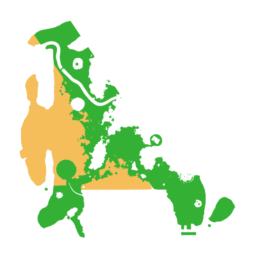 Biome Rust Map: Procedural Map, Size: 3420, Seed: 281559052