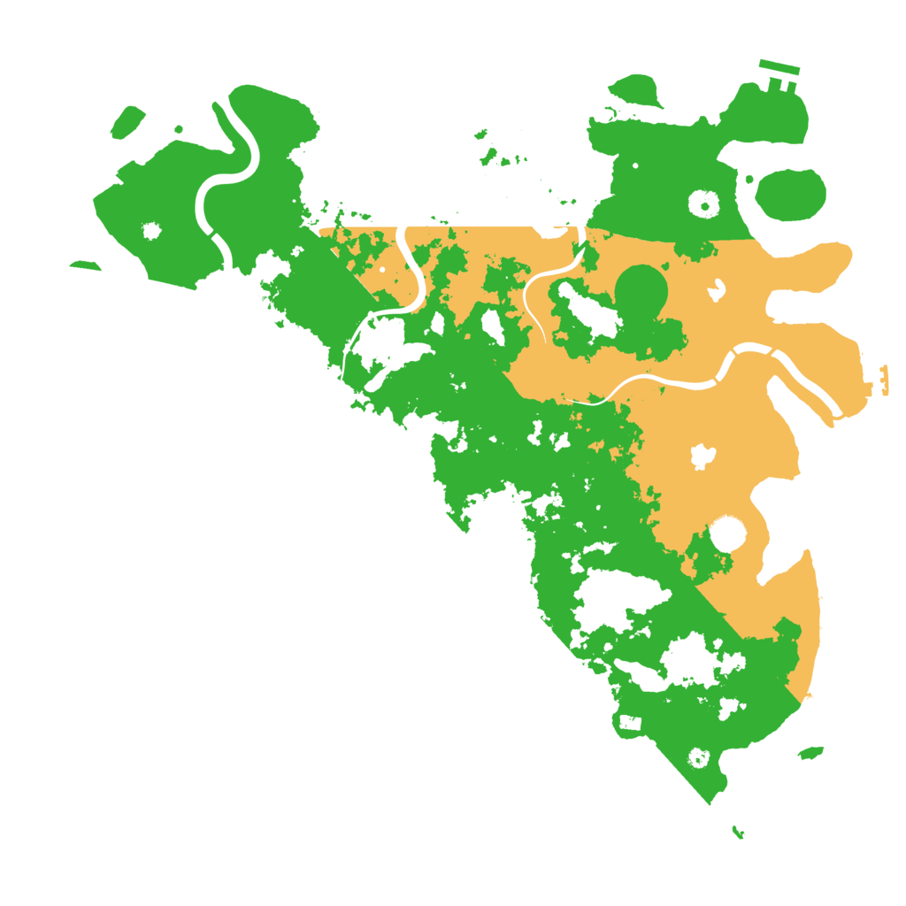 Biome Rust Map: Procedural Map, Size: 4500, Seed: 260122344
