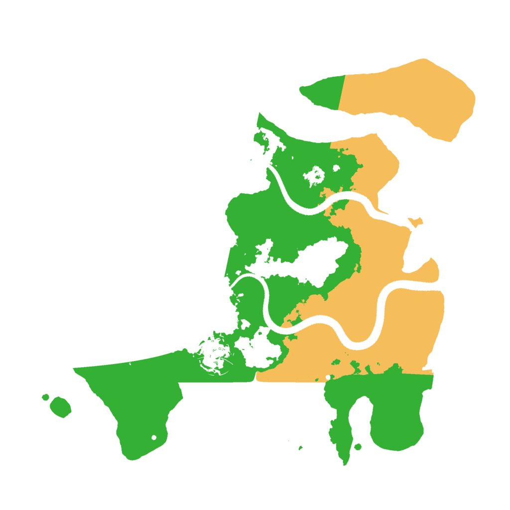 Biome Rust Map: Procedural Map, Size: 3000, Seed: 1463627231