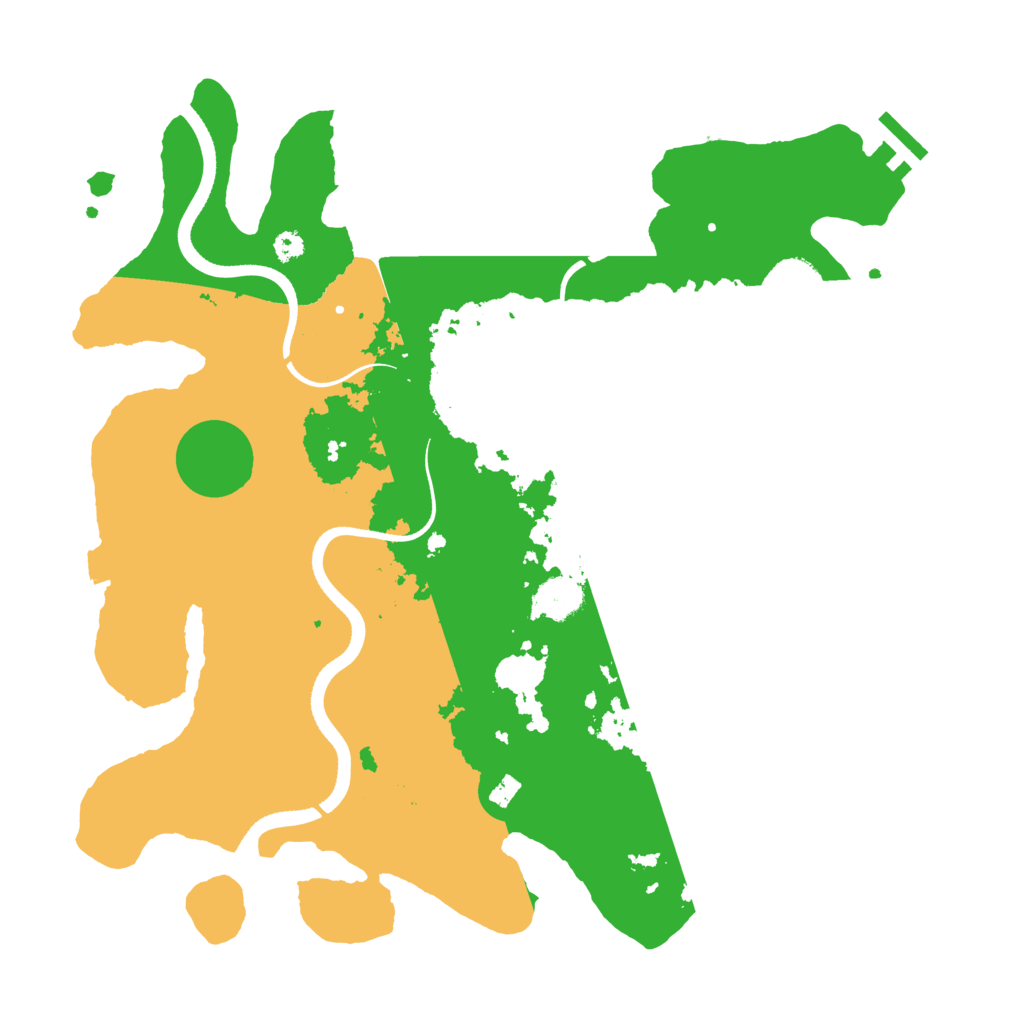 Biome Rust Map: Procedural Map, Size: 3500, Seed: 690482889