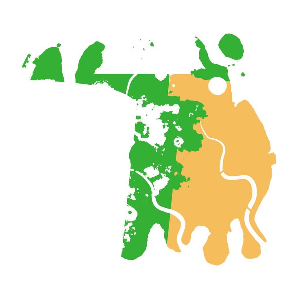 Biome Rust Map: Procedural Map, Size: 3000, Seed: 1405995106