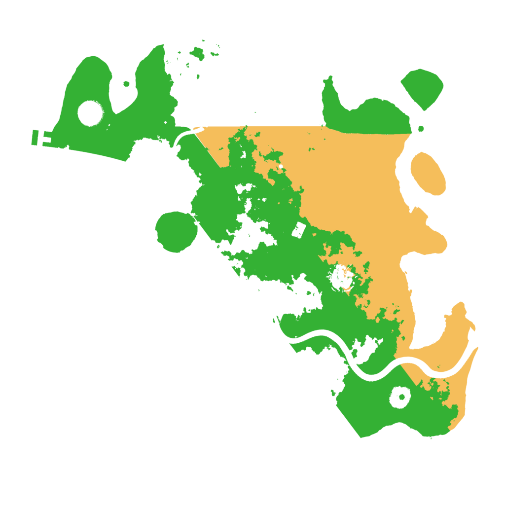Biome Rust Map: Procedural Map, Size: 3500, Seed: 2008171971