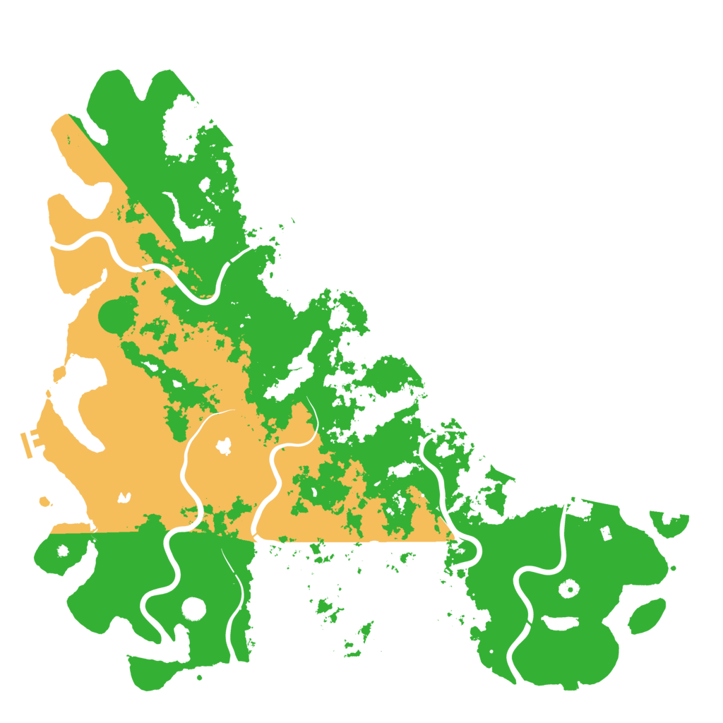 Biome Rust Map: Procedural Map, Size: 5600, Seed: 1036409780