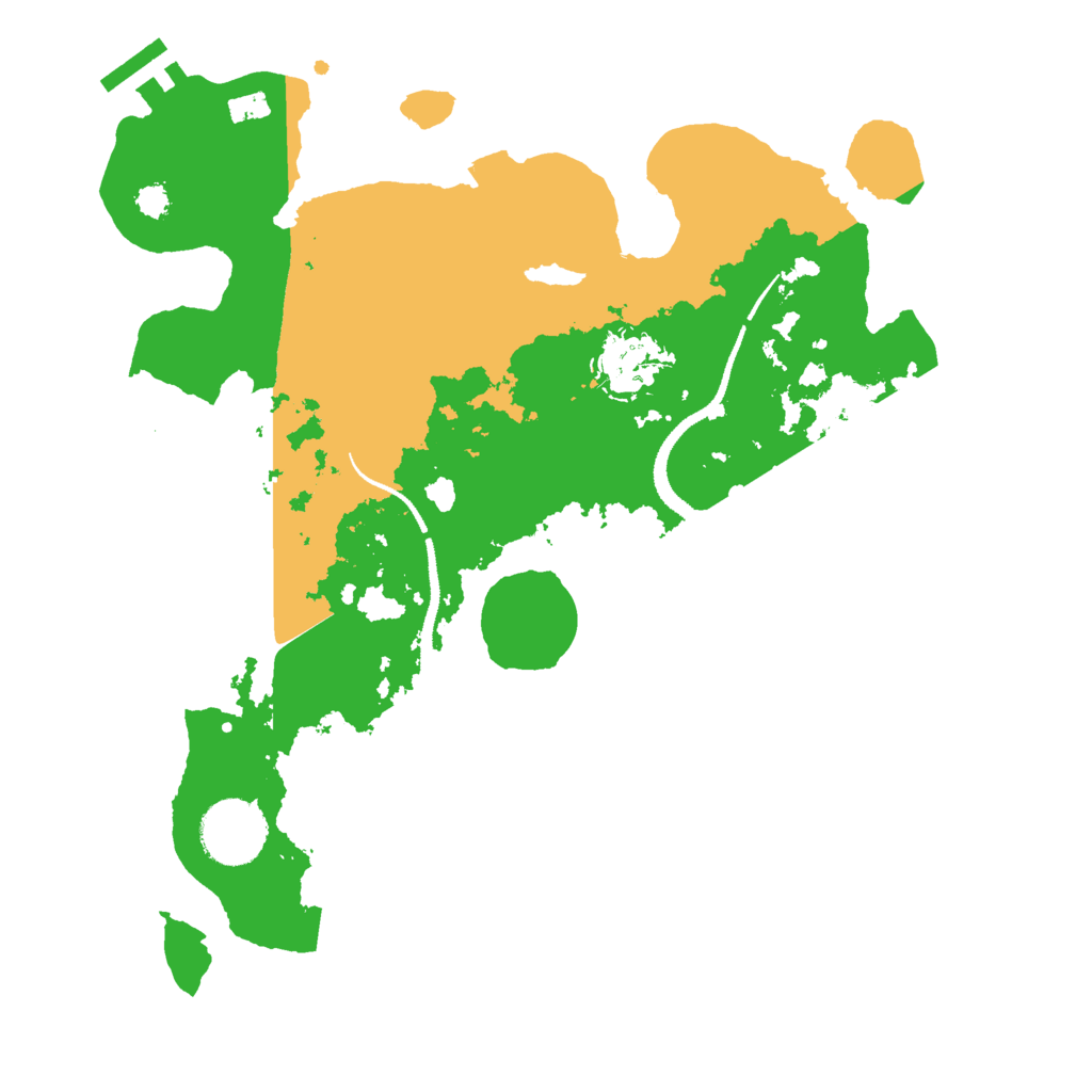 Biome Rust Map: Procedural Map, Size: 3000, Seed: 1202078747