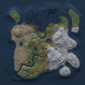 Thumbnail Rust Map: Procedural Map, Size: 2800, Seed: 489194980, 8 Monuments