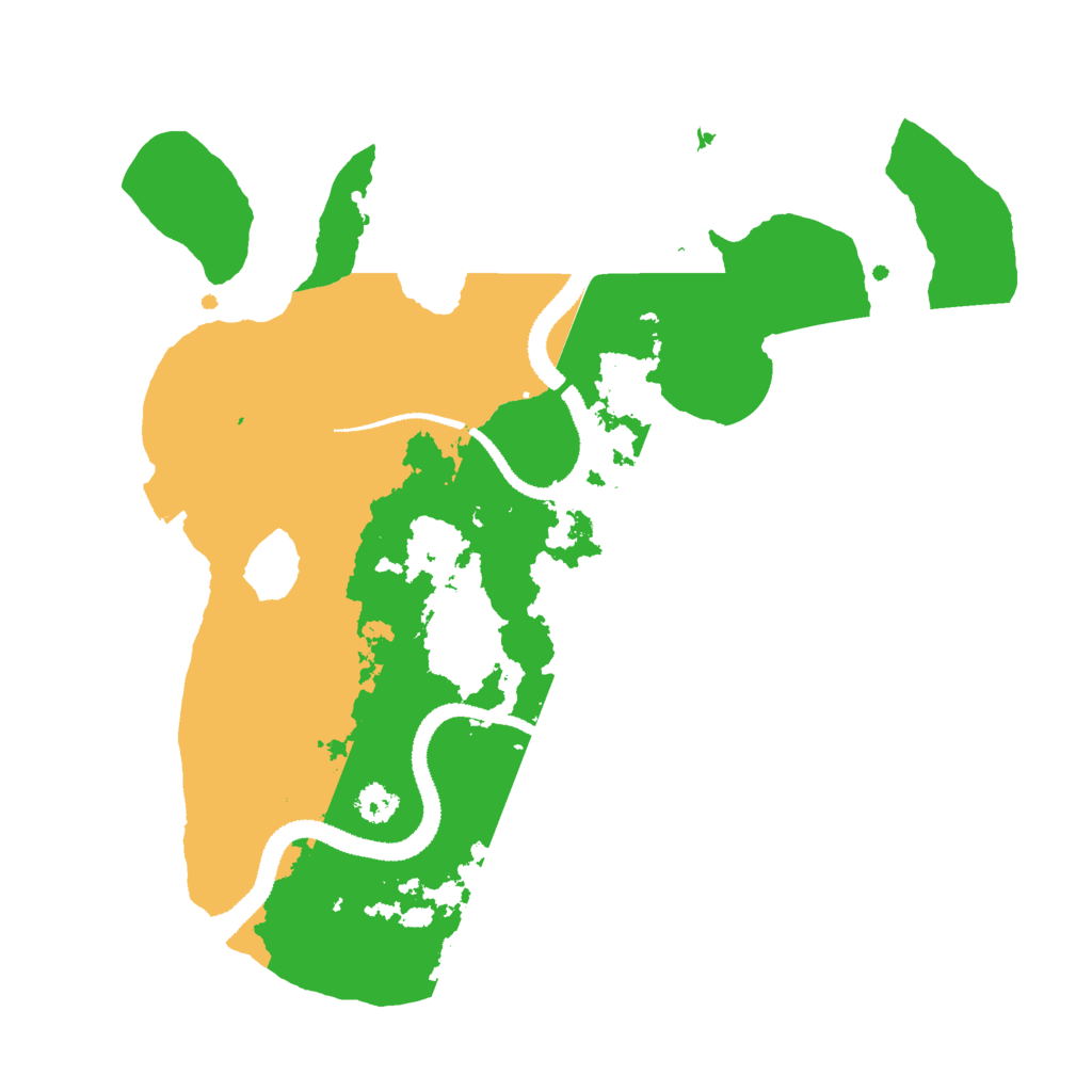 Biome Rust Map: Procedural Map, Size: 2800, Seed: 489194980