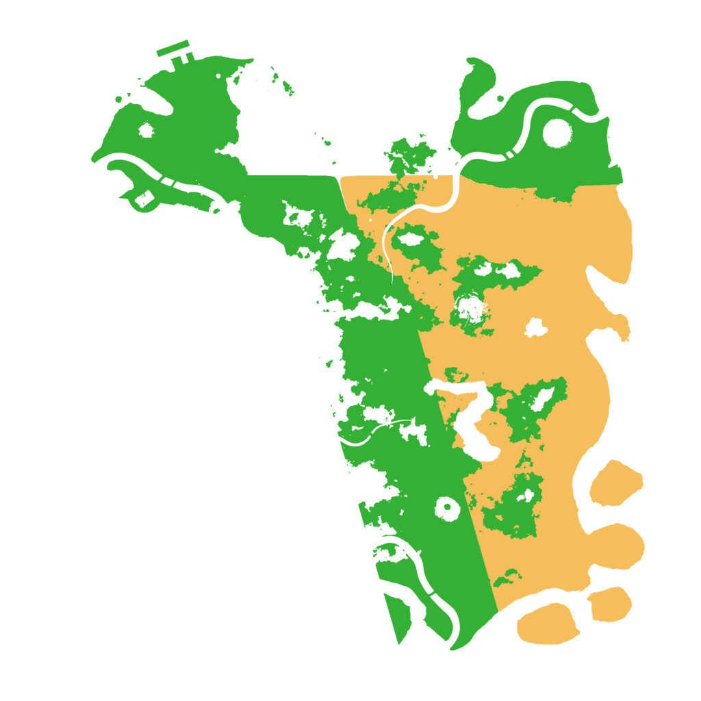 Biome Rust Map: Procedural Map, Size: 4250, Seed: 1016989558