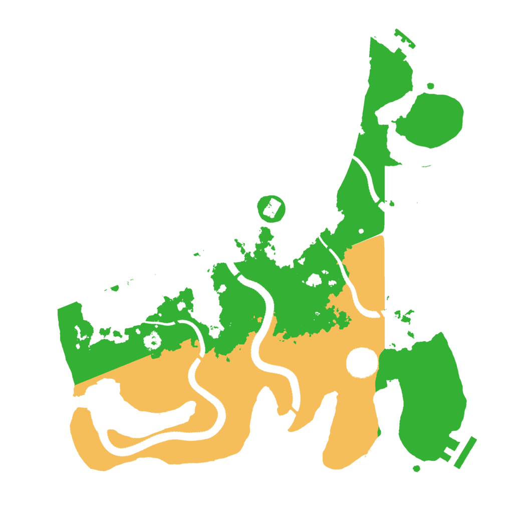 Biome Rust Map: Procedural Map, Size: 3000, Seed: 25923