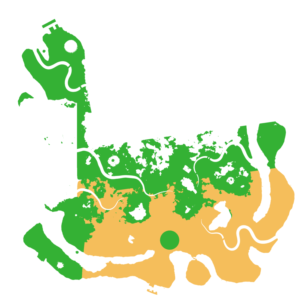Biome Rust Map: Procedural Map, Size: 4250, Seed: 1607278313