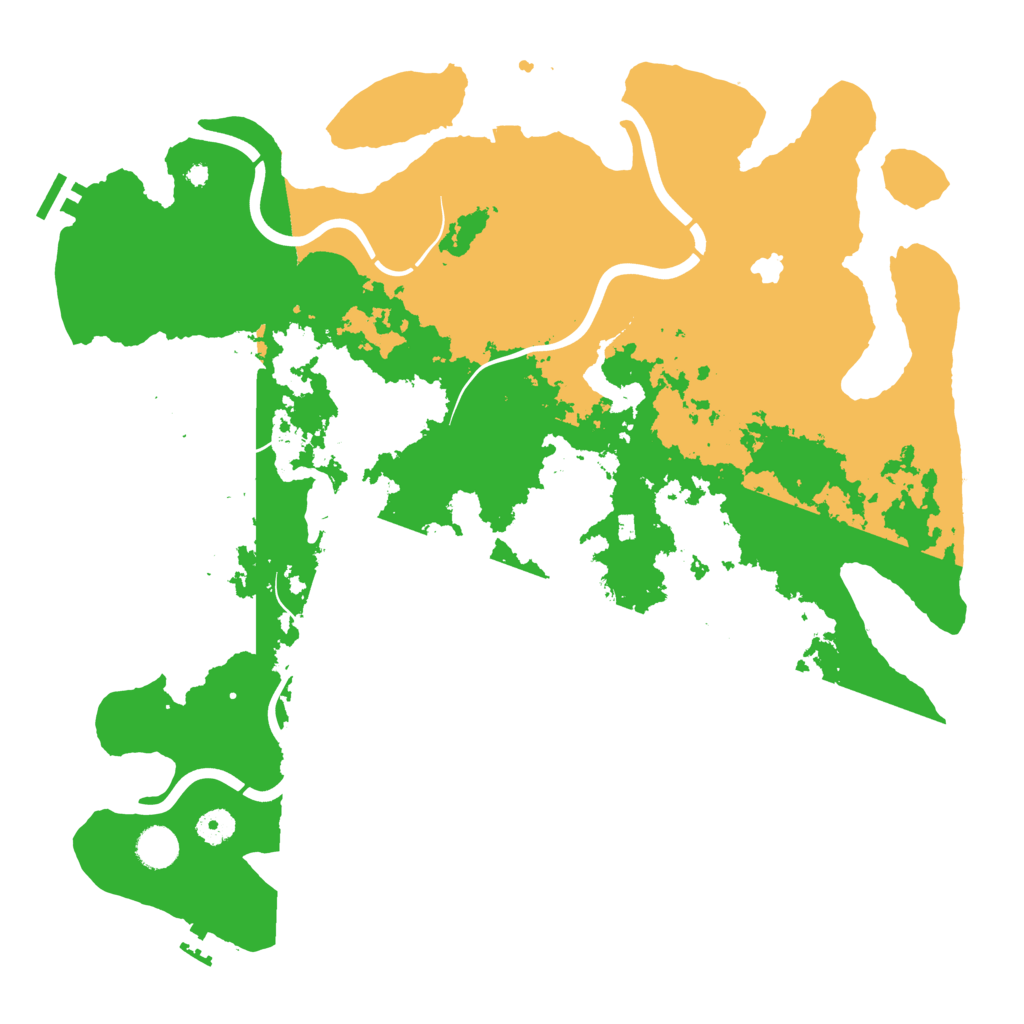 Biome Rust Map: Procedural Map, Size: 4250, Seed: 884684100