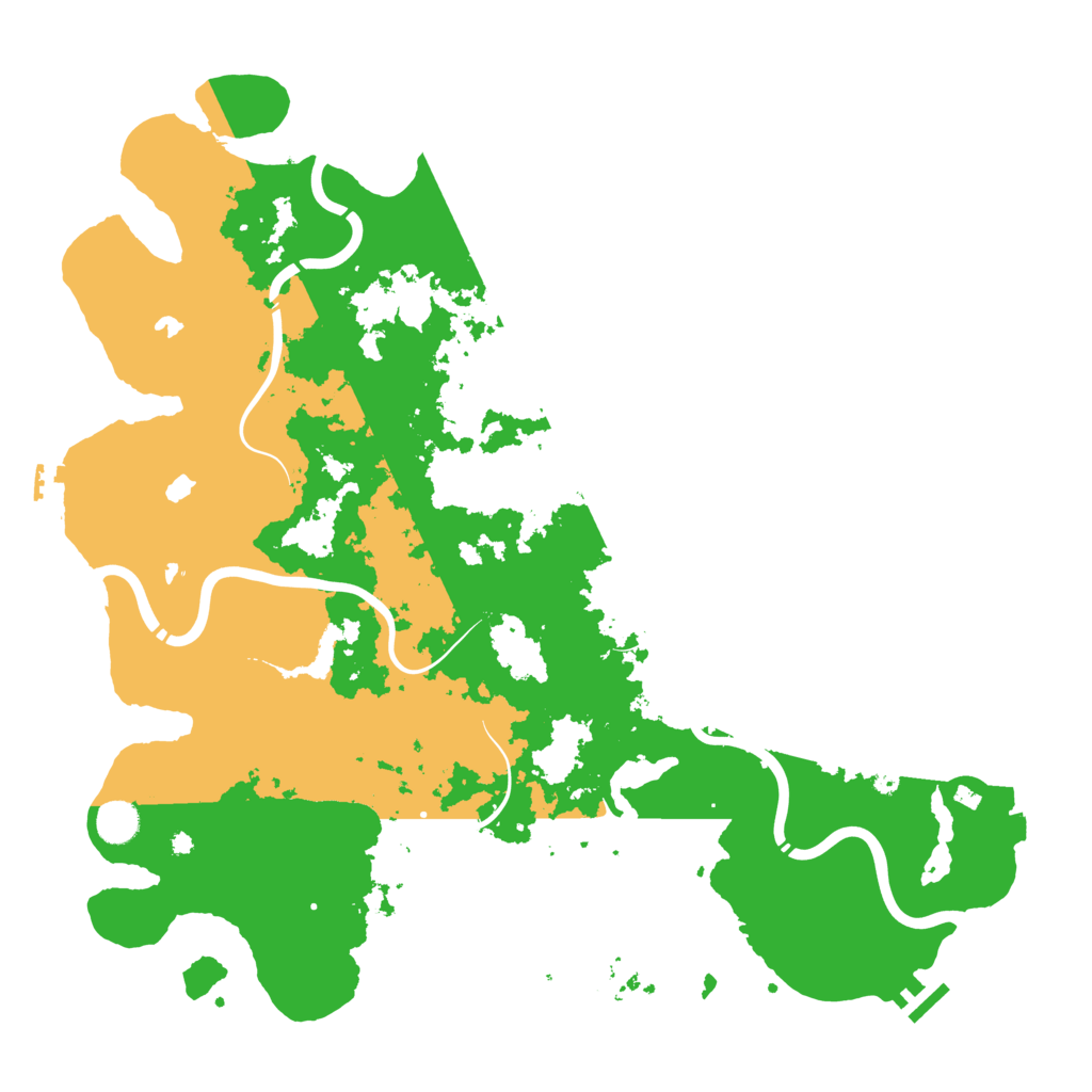 Biome Rust Map: Procedural Map, Size: 4500, Seed: 62086981