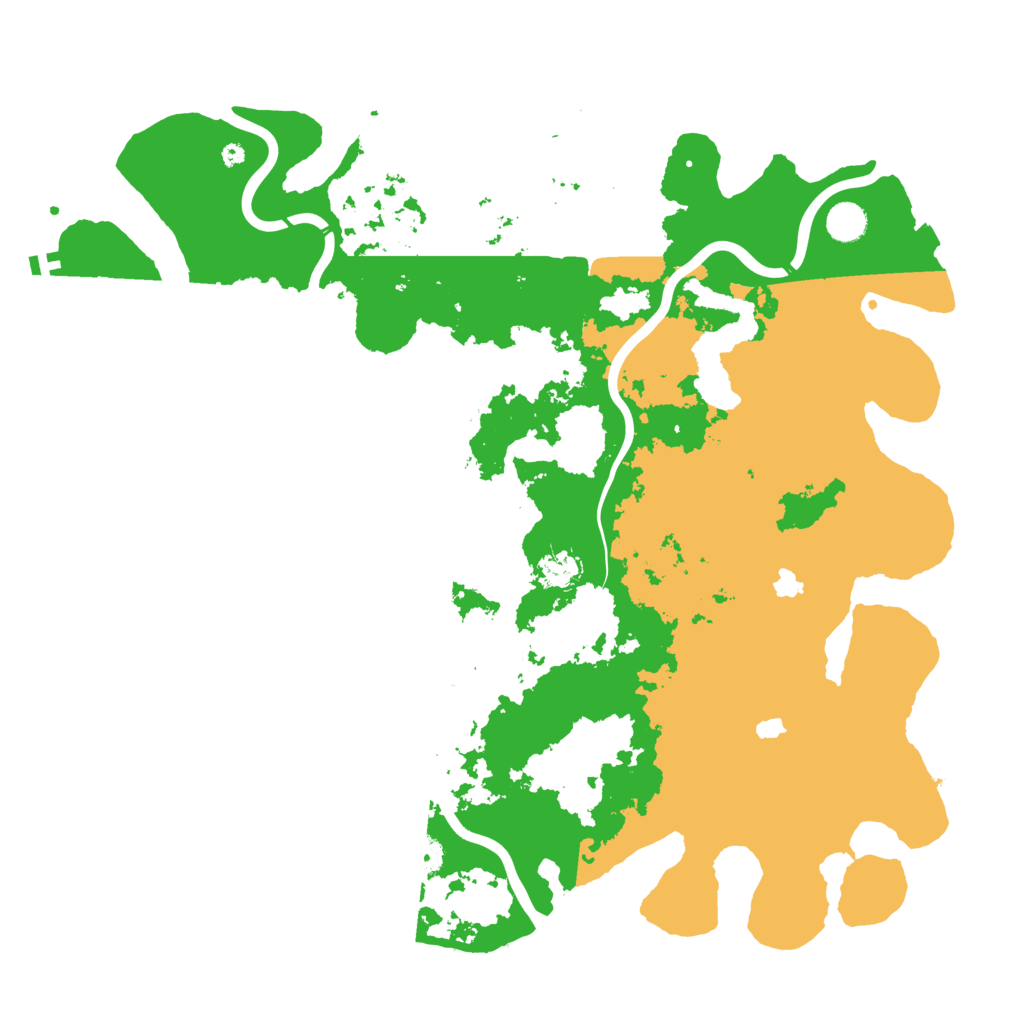 Biome Rust Map: Procedural Map, Size: 4500, Seed: 206027427