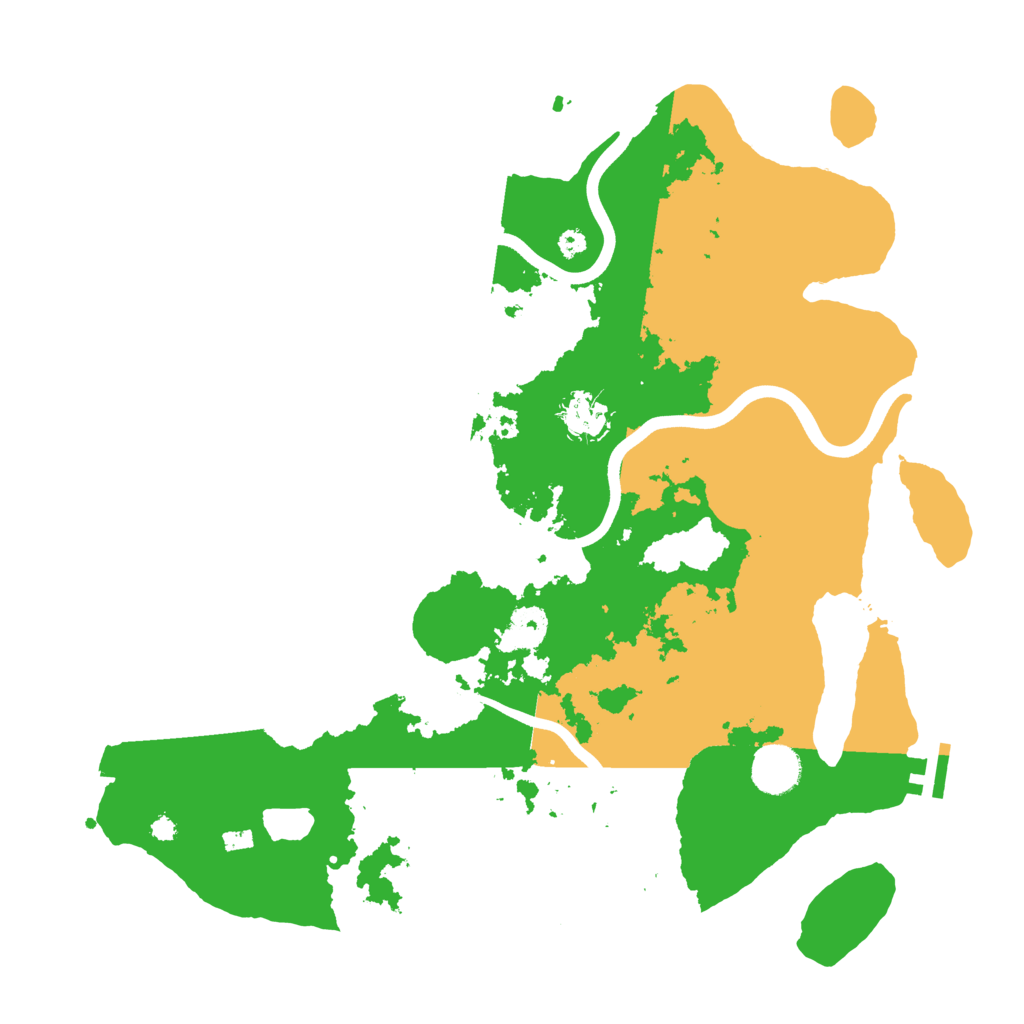 Biome Rust Map: Procedural Map, Size: 3750, Seed: 1445254474