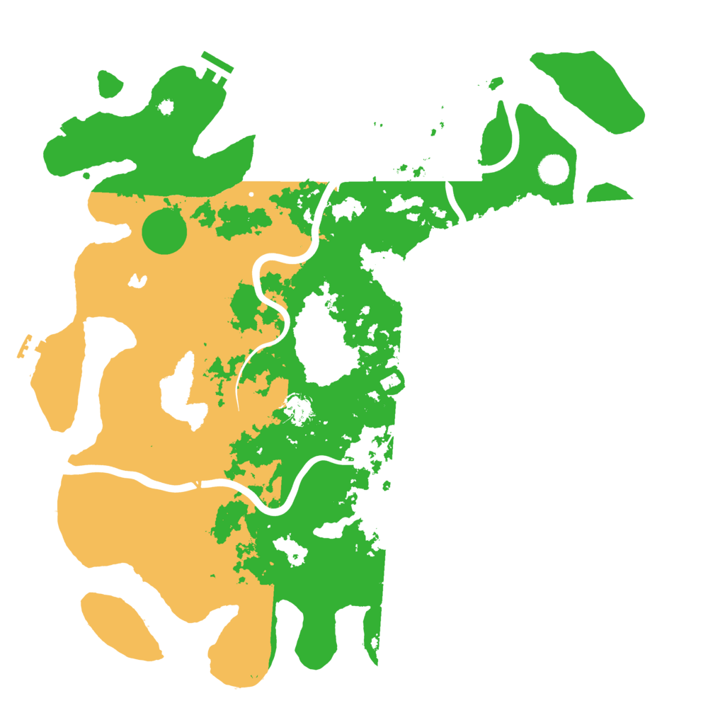 Biome Rust Map: Procedural Map, Size: 4250, Seed: 95166357