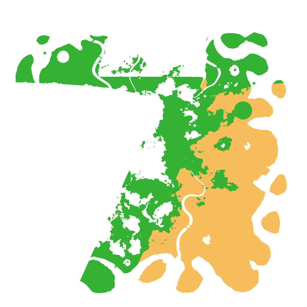 Biome Rust Map: Procedural Map, Size: 4500, Seed: 275
