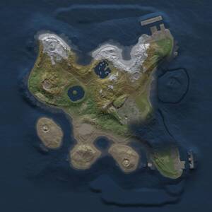Thumbnail Rust Map: Procedural Map, Size: 2000, Seed: 13285, 6 Monuments