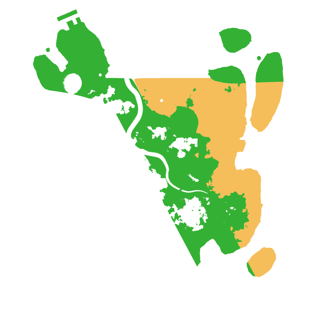 Biome Rust Map: Procedural Map, Size: 3000, Seed: 1360387950