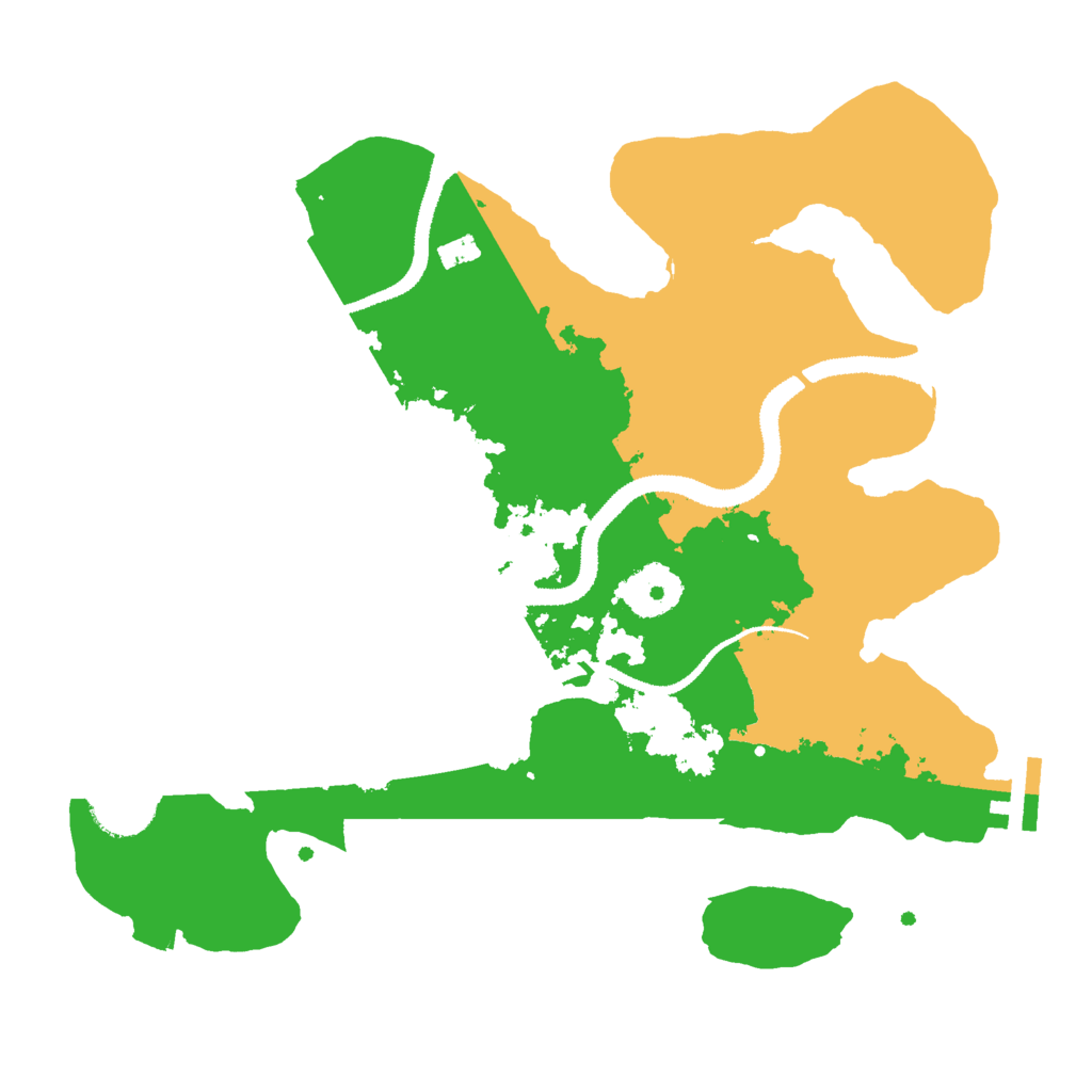 Biome Rust Map: Procedural Map, Size: 3000, Seed: 659800