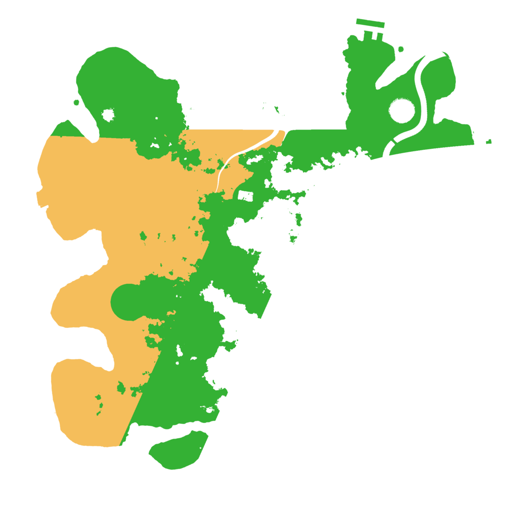 Biome Rust Map: Procedural Map, Size: 3700, Seed: 1608877184