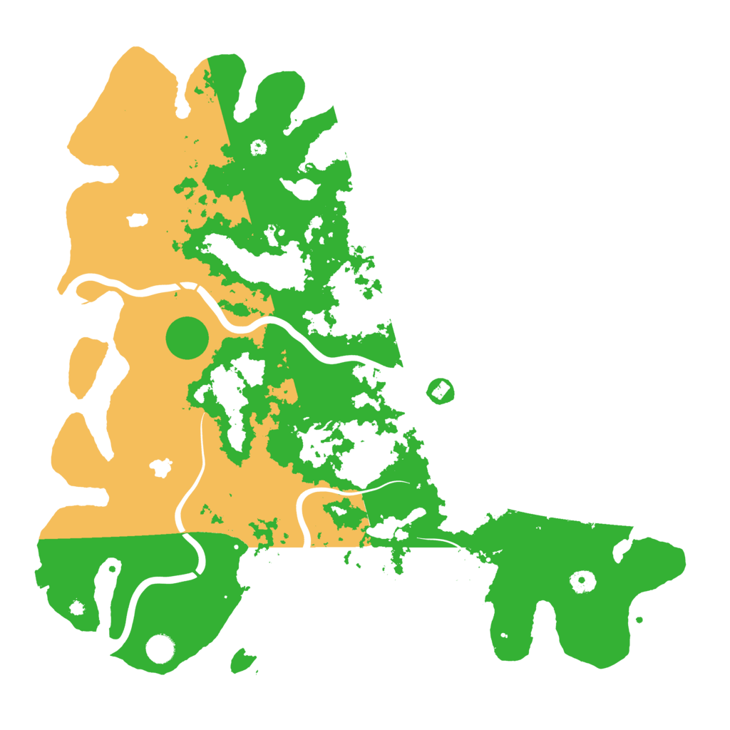 Biome Rust Map: Procedural Map, Size: 4500, Seed: 256224309