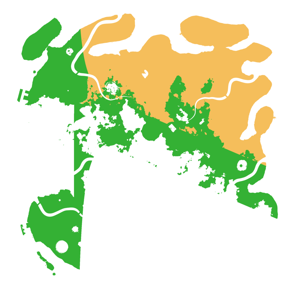 Biome Rust Map: Procedural Map, Size: 4200, Seed: 6377714