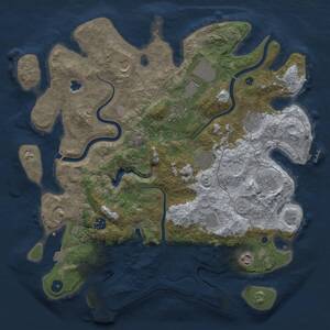 Thumbnail Rust Map: Procedural Map, Size: 4000, Seed: 29819, 16 Monuments