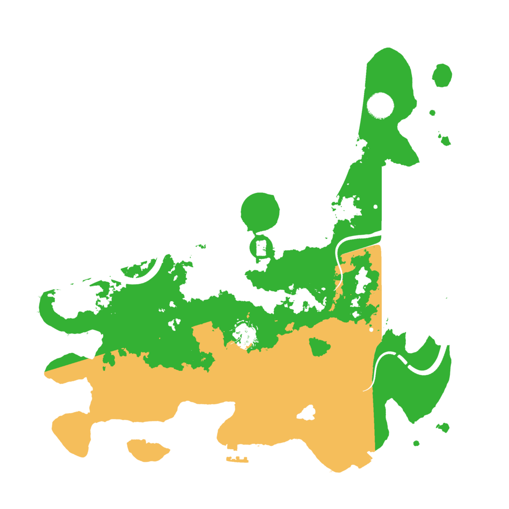 Biome Rust Map: Procedural Map, Size: 3500, Seed: 2188133