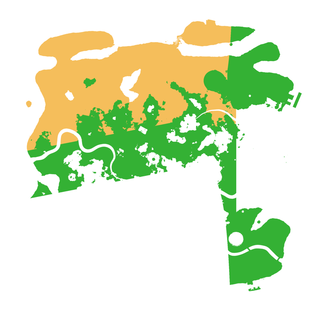 Biome Rust Map: Procedural Map, Size: 4000, Seed: 723989550
