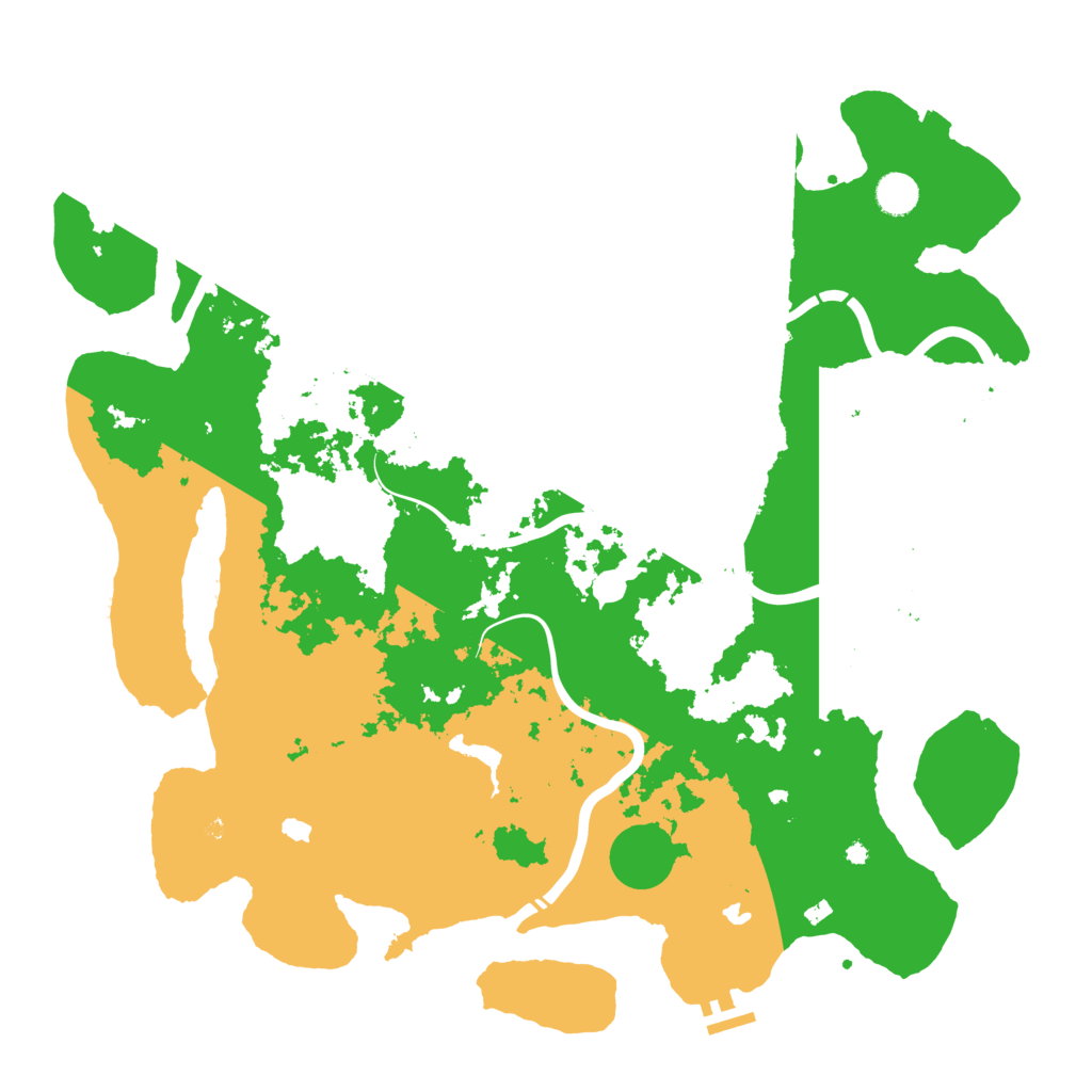 Biome Rust Map: Procedural Map, Size: 4500, Seed: 226133740
