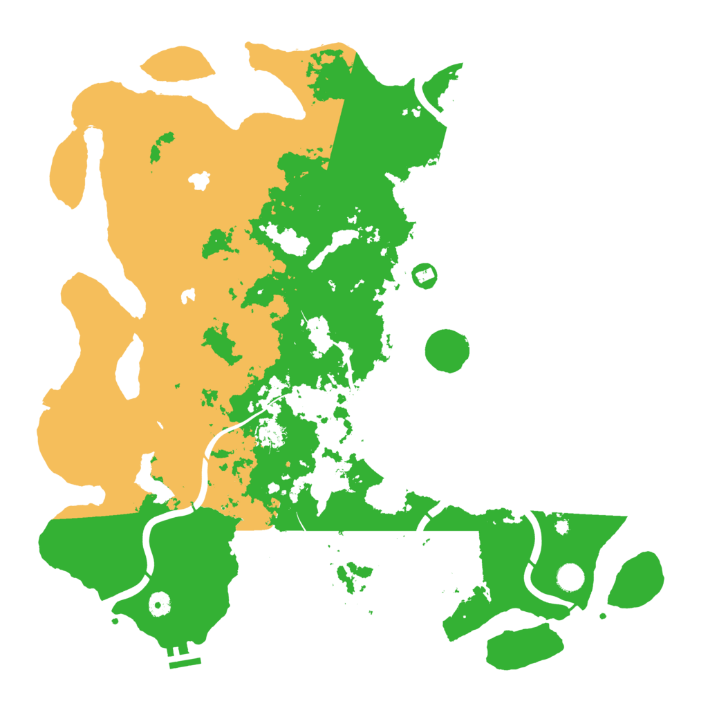 Biome Rust Map: Procedural Map, Size: 4500, Seed: 1470915061
