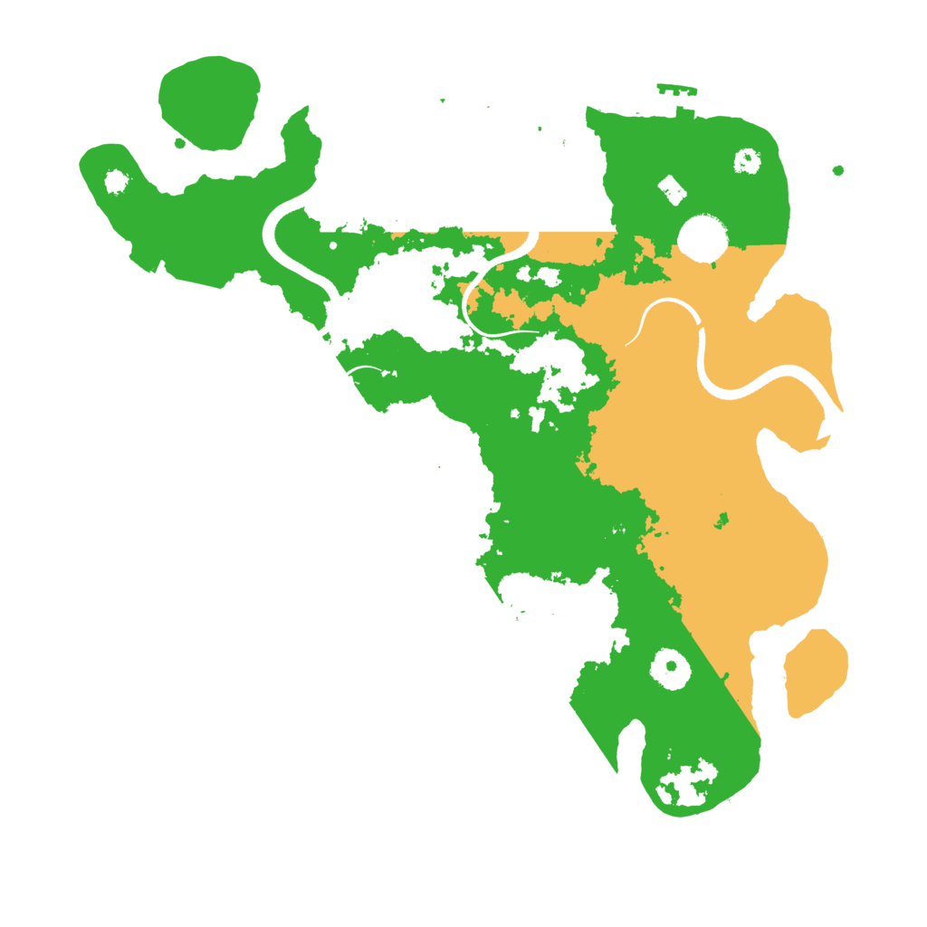 Biome Rust Map: Procedural Map, Size: 3500, Seed: 996795944