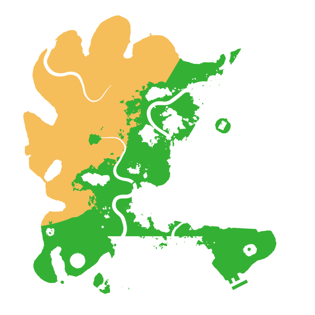 Biome Rust Map: Procedural Map, Size: 3800, Seed: 5934838
