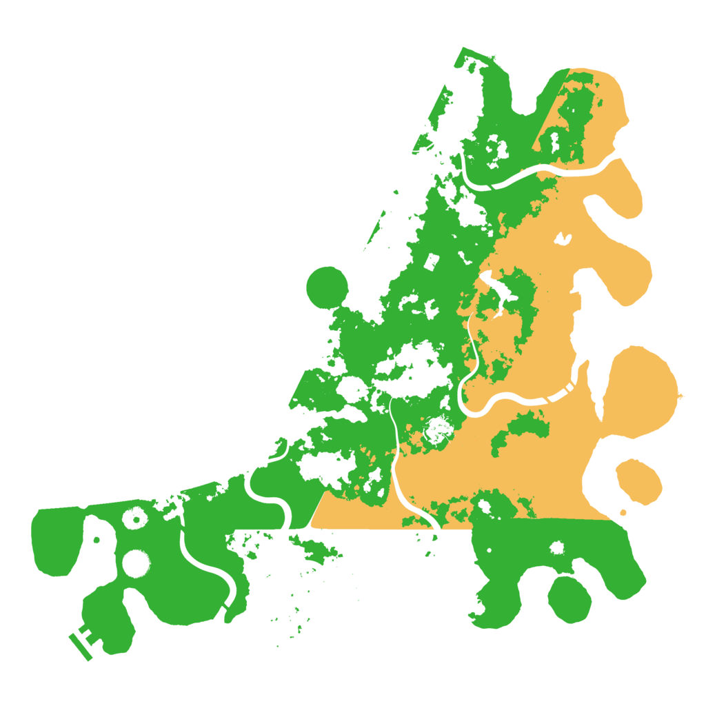 Biome Rust Map: Procedural Map, Size: 4500, Seed: 1282946112