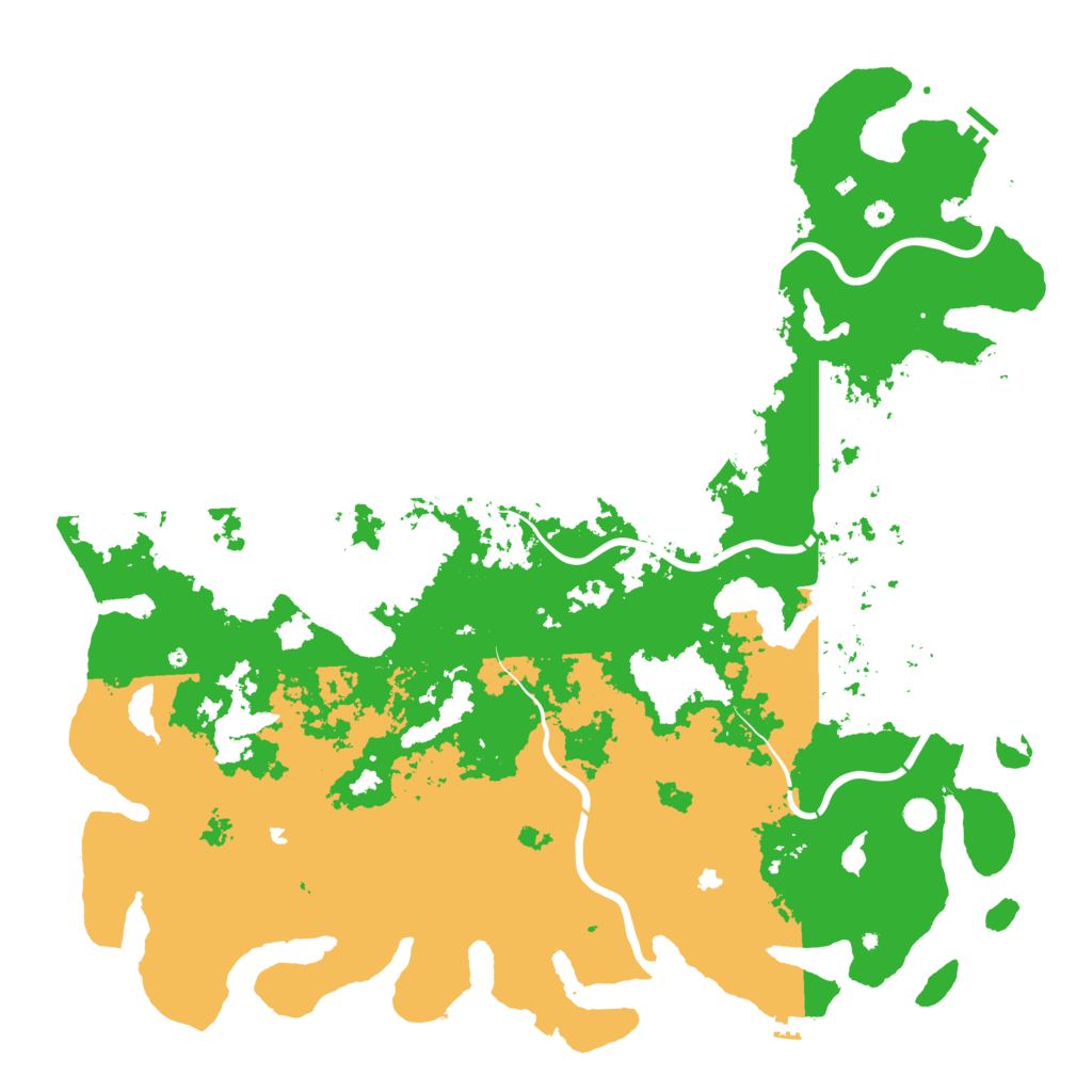 Biome Rust Map: Procedural Map, Size: 6000, Seed: 1894697693