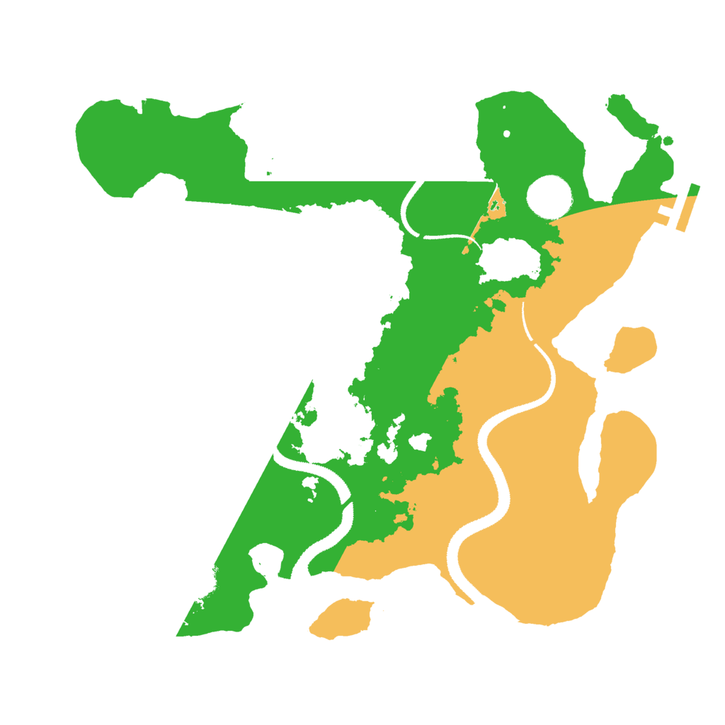 Biome Rust Map: Procedural Map, Size: 3000, Seed: 1566042817