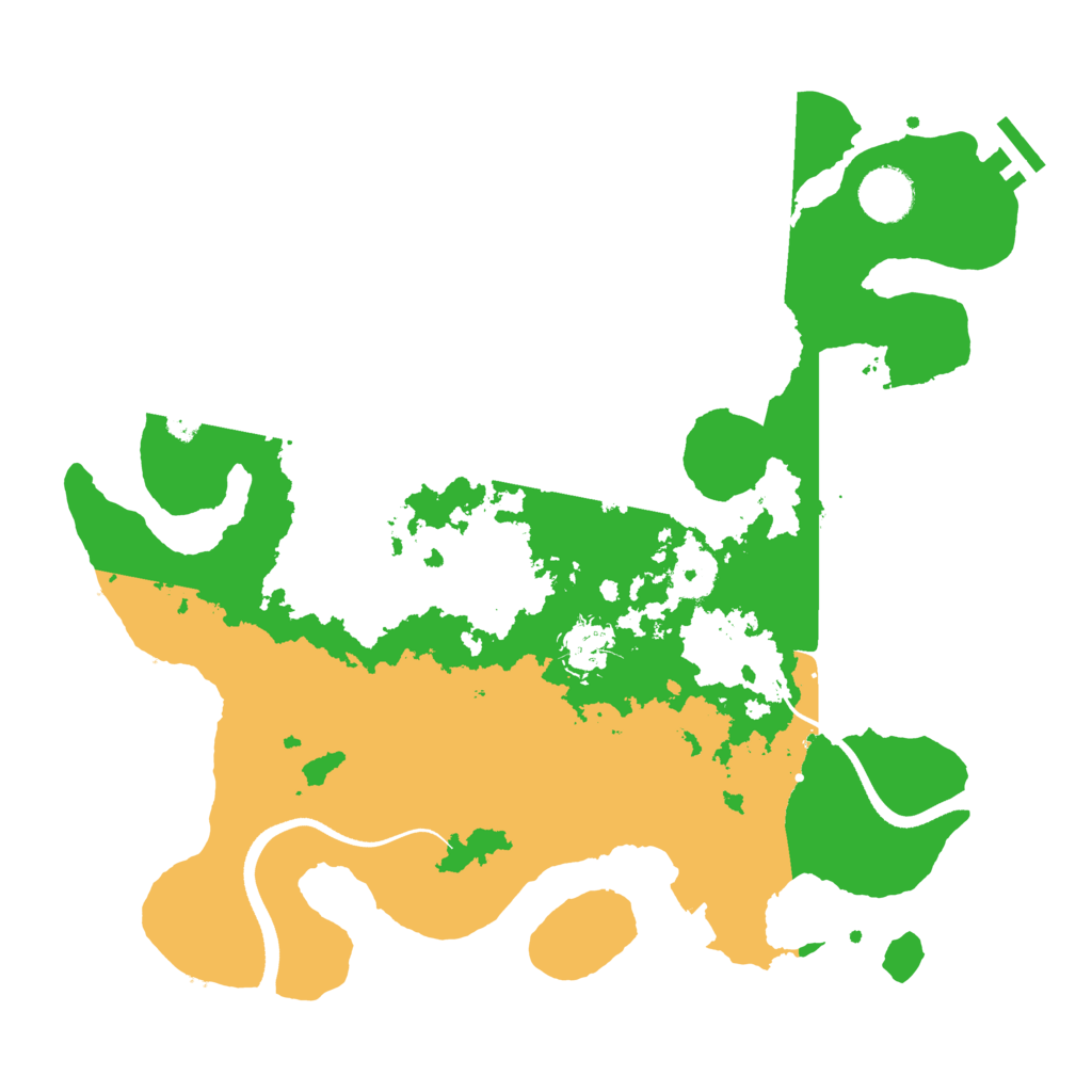 Biome Rust Map: Procedural Map, Size: 3500, Seed: 1977100961