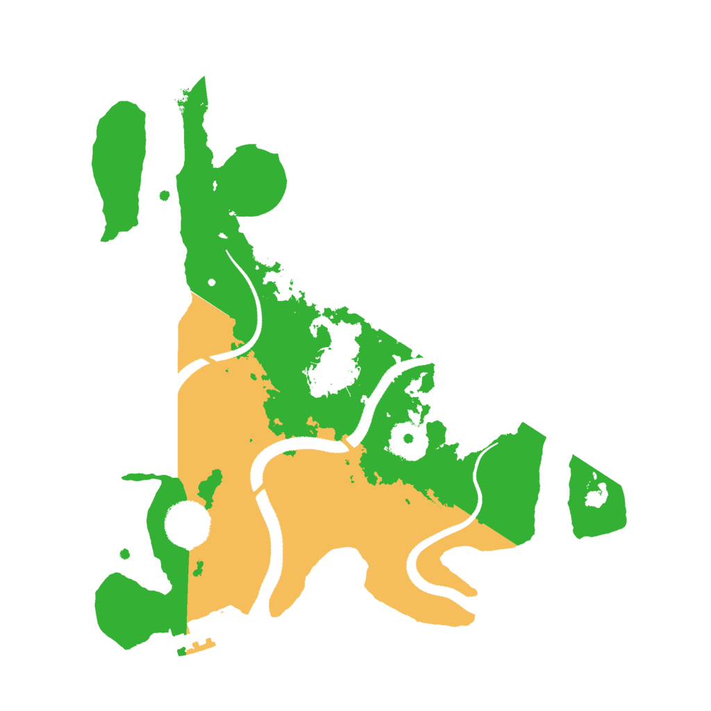 Biome Rust Map: Procedural Map, Size: 2800, Seed: 1195898318