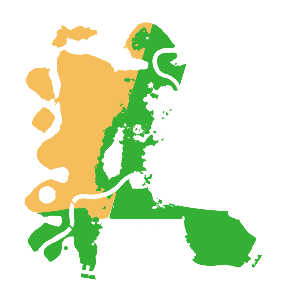 Biome Rust Map: Procedural Map, Size: 3000, Seed: 656954175