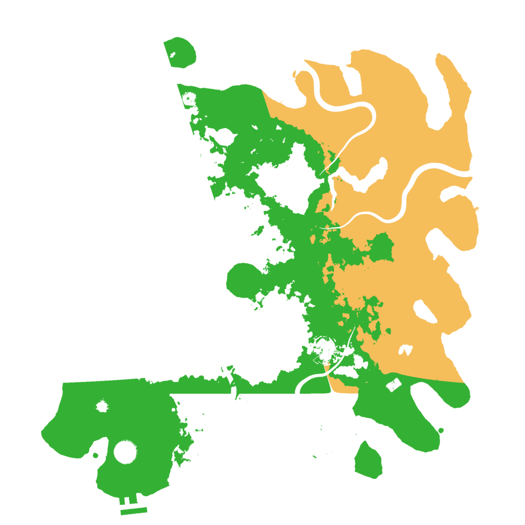 Biome Rust Map: Procedural Map, Size: 4000, Seed: 965876