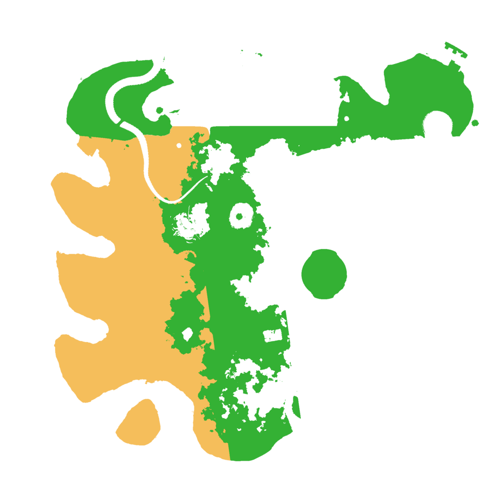 Biome Rust Map: Procedural Map, Size: 3000, Seed: 9312867