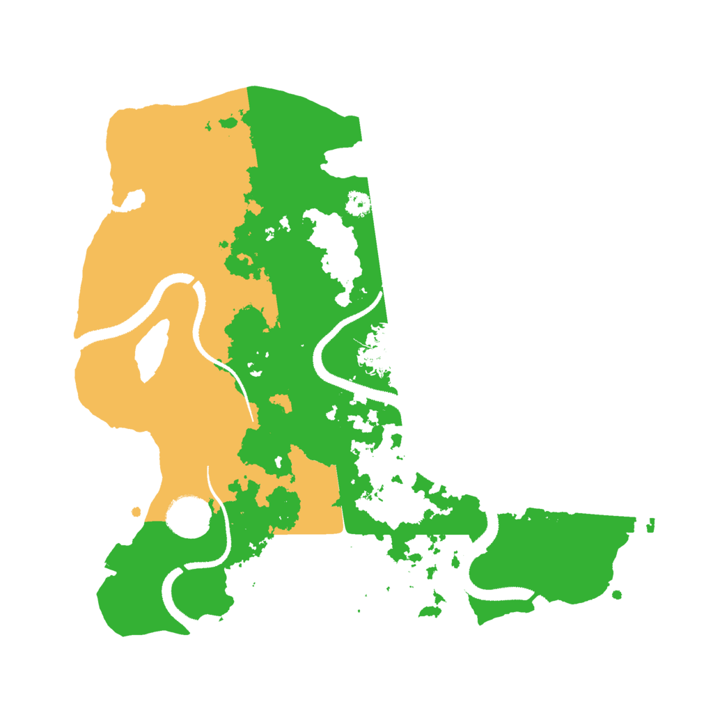 Biome Rust Map: Procedural Map, Size: 3000, Seed: 841610722