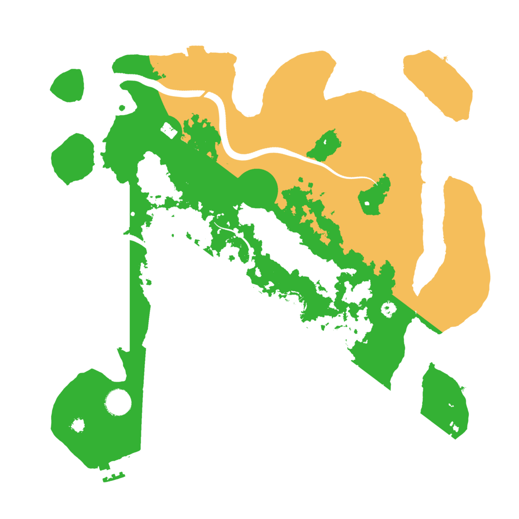 Biome Rust Map: Procedural Map, Size: 3500, Seed: 1306163895